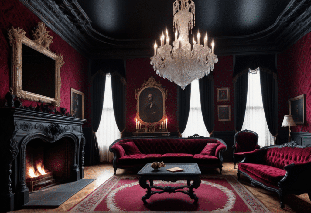 gothic victorian home decor aesthetic style