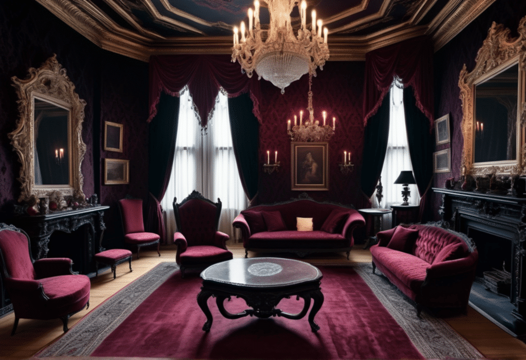 gothic victorian home decor aesthetic style