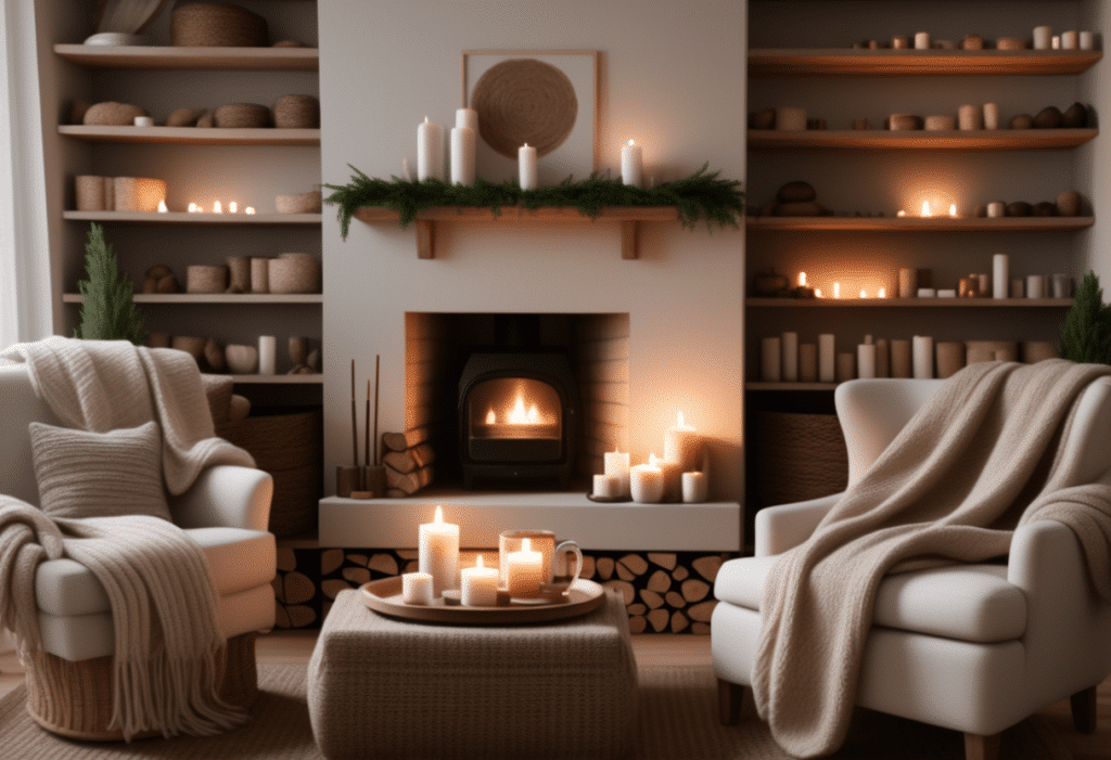 hygge home decor aesthetic living room pictures