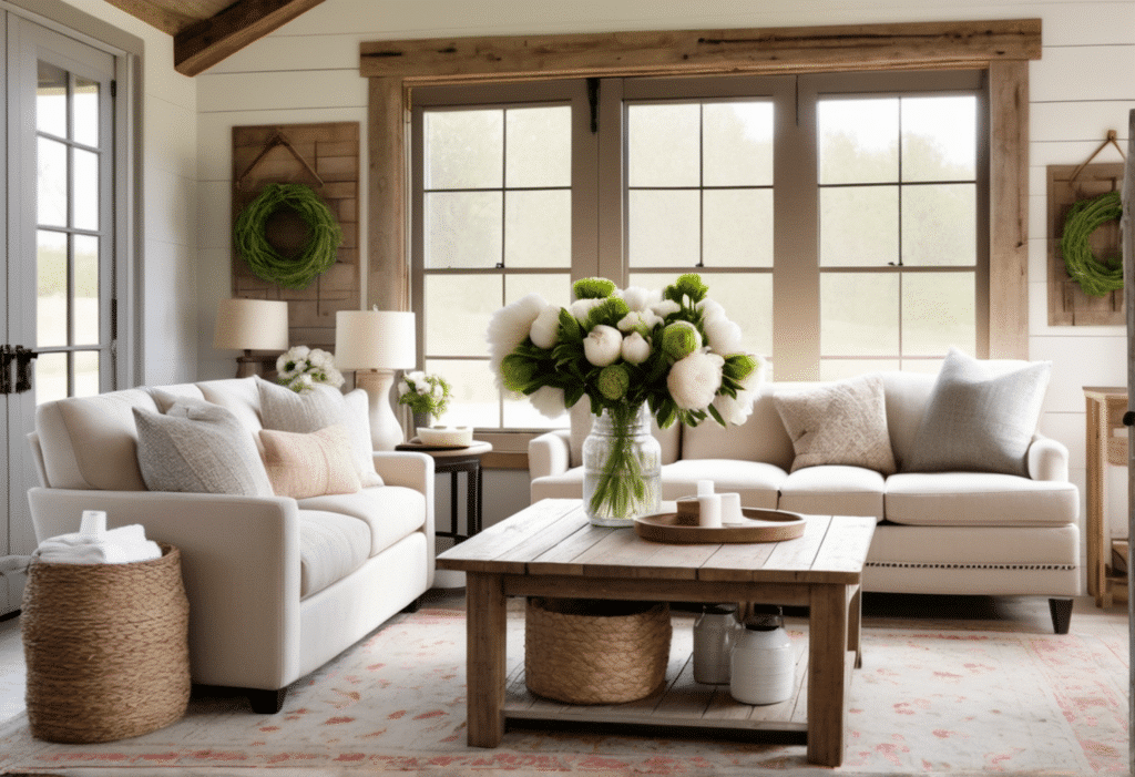 modern farmhouse home decor aesthetic