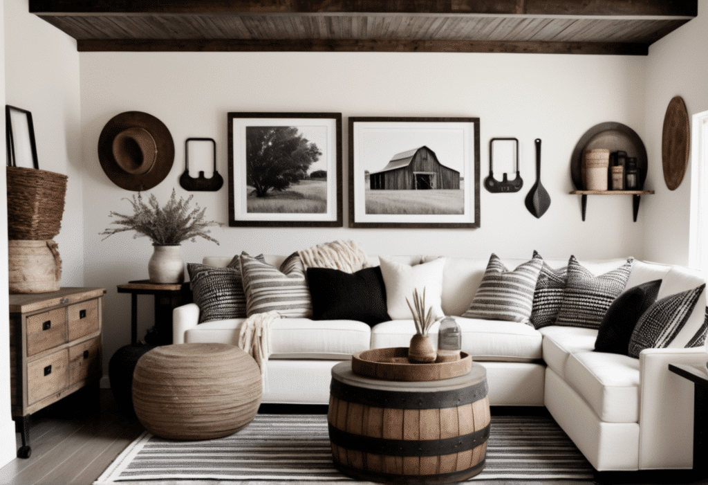 modern farmhouse home decor aesthetic