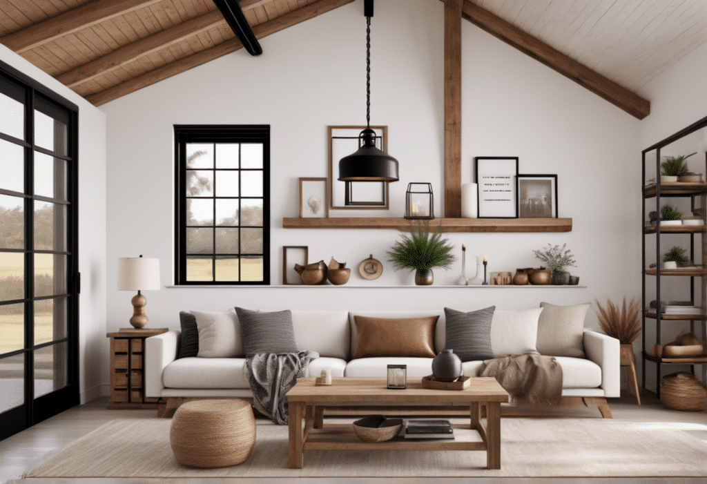 modern farmhouse home decor aesthetic