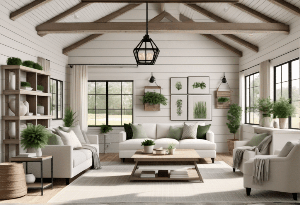 modern farmhouse home decor aesthetic