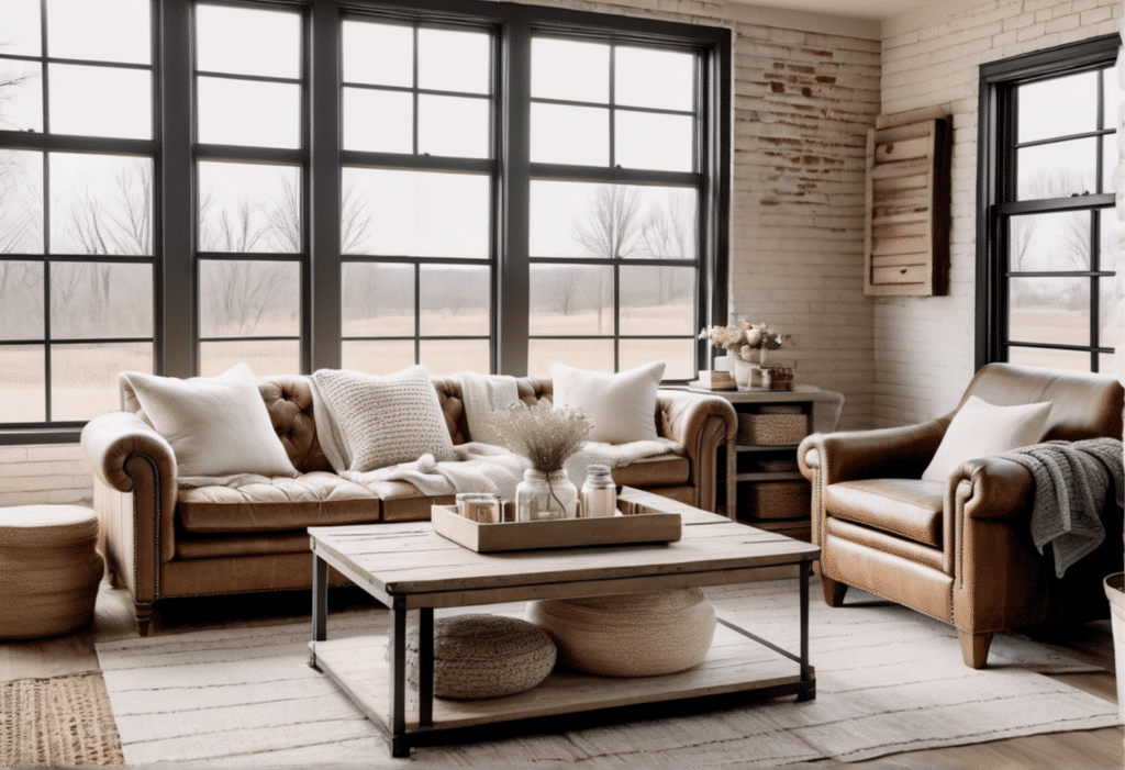 modern farmhouse home decor aesthetic