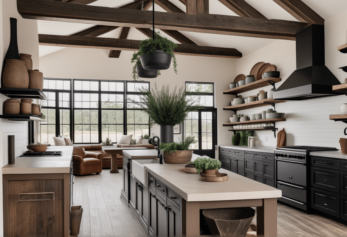 modern farmhouse home decor aesthetic living room pictures
