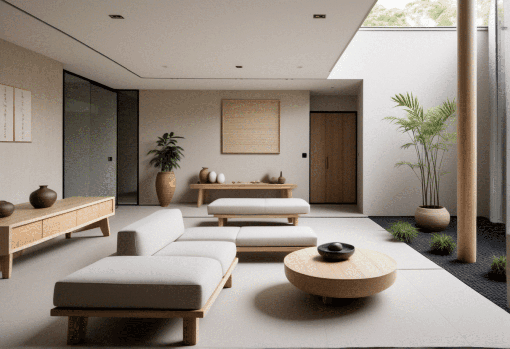 modern zen home decor aesthetic living room pictures