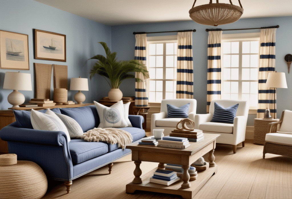 nautical home decor aesthetic living room pictures