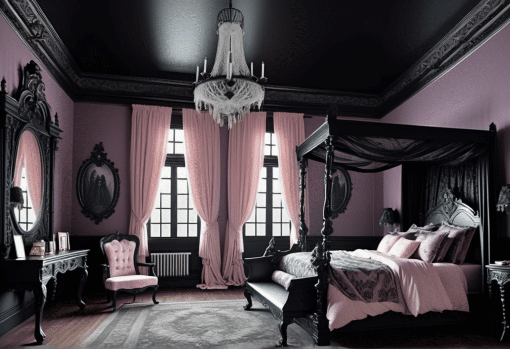 pastel goth room decor aesthetic