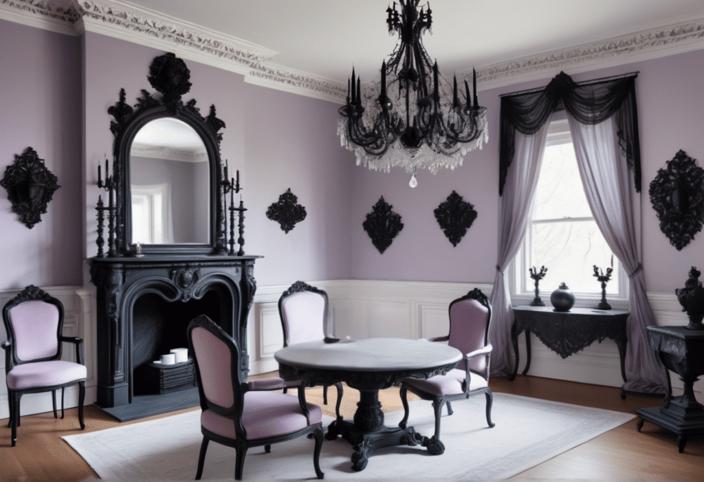 pastel goth room decor aesthetic