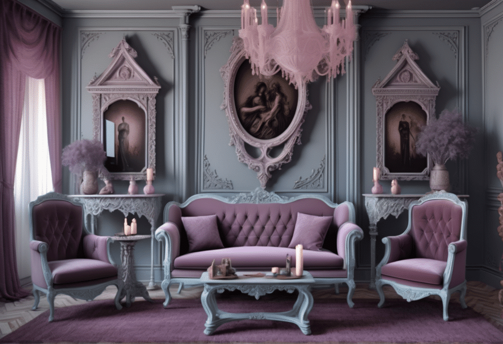 pastel goth room decor aesthetic