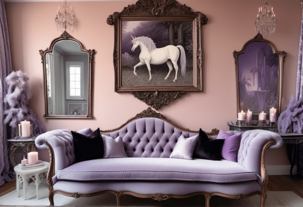 pastel goth room decor aesthetic