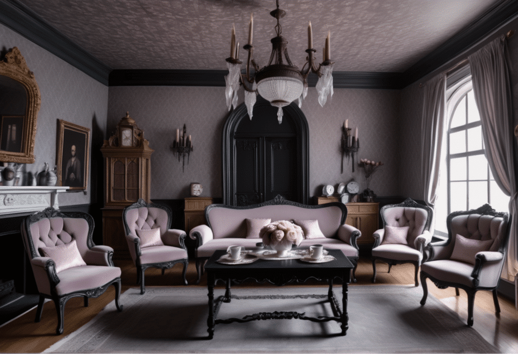 pastel goth room decor aesthetic