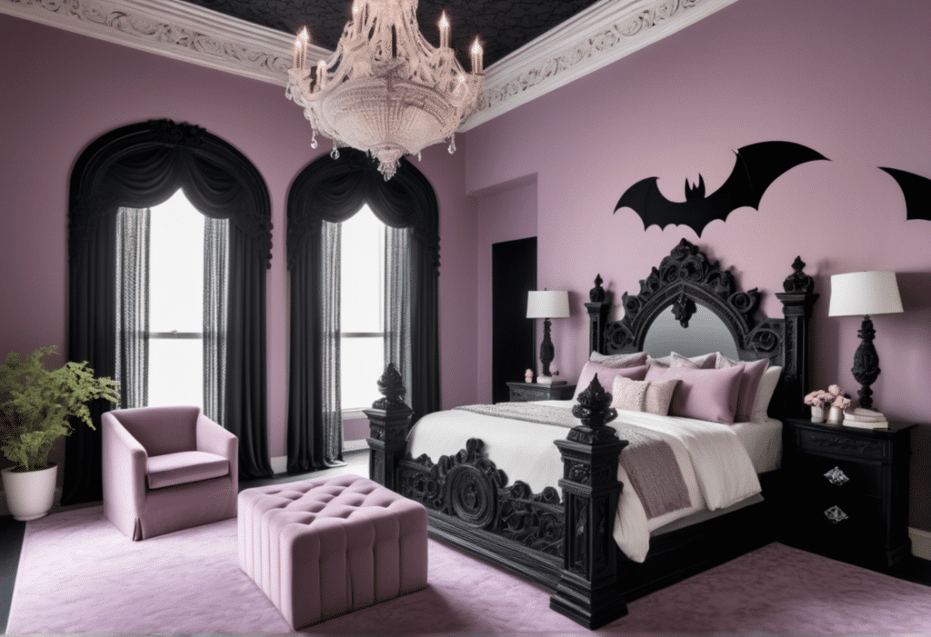 pastel goth room decor aesthetic