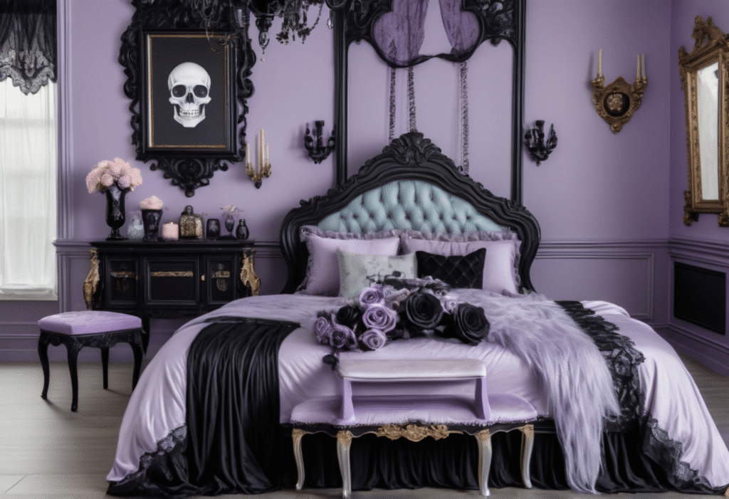 pastel goth room decor aesthetic