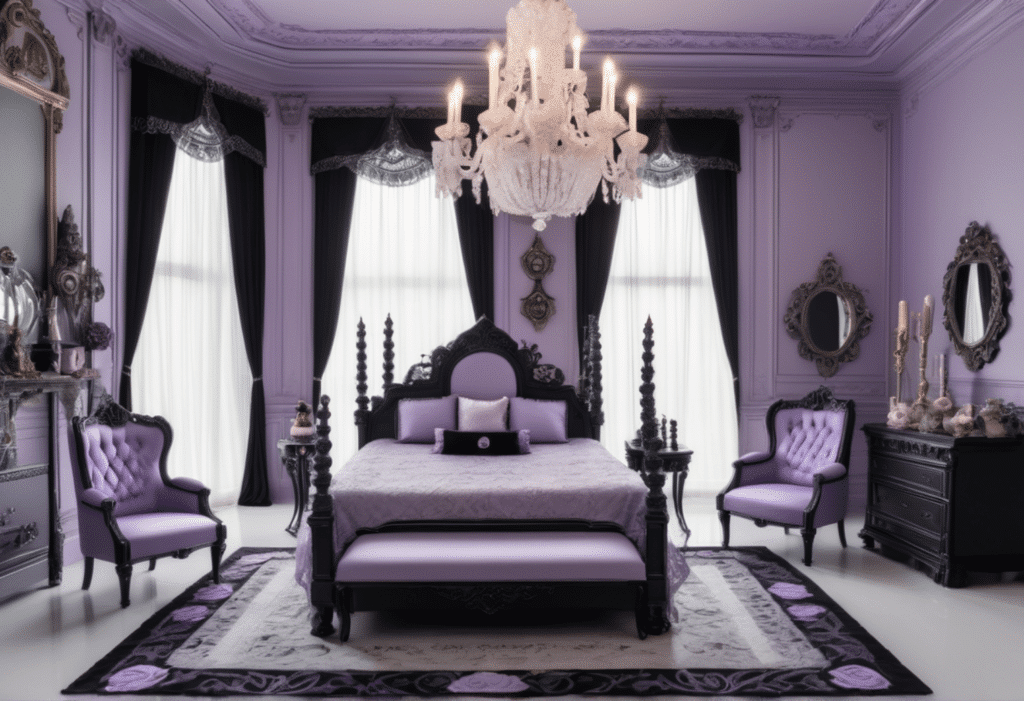 pastel goth room decor aesthetic