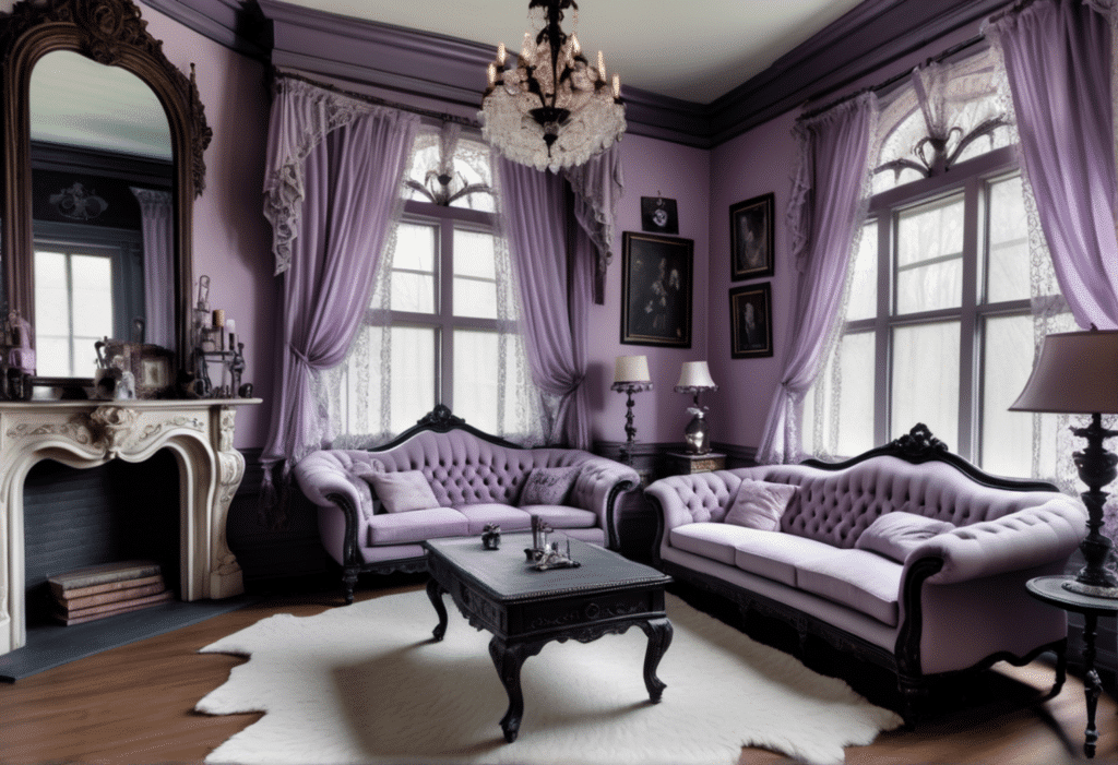 pastel goth room decor aesthetic