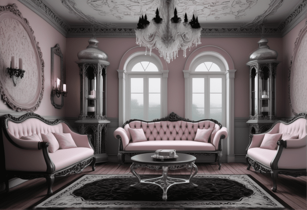 pastel goth room decor aesthetic