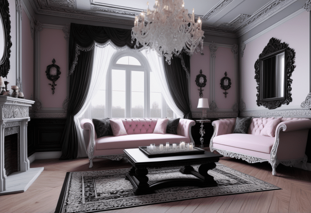 pastel goth room decor aesthetic