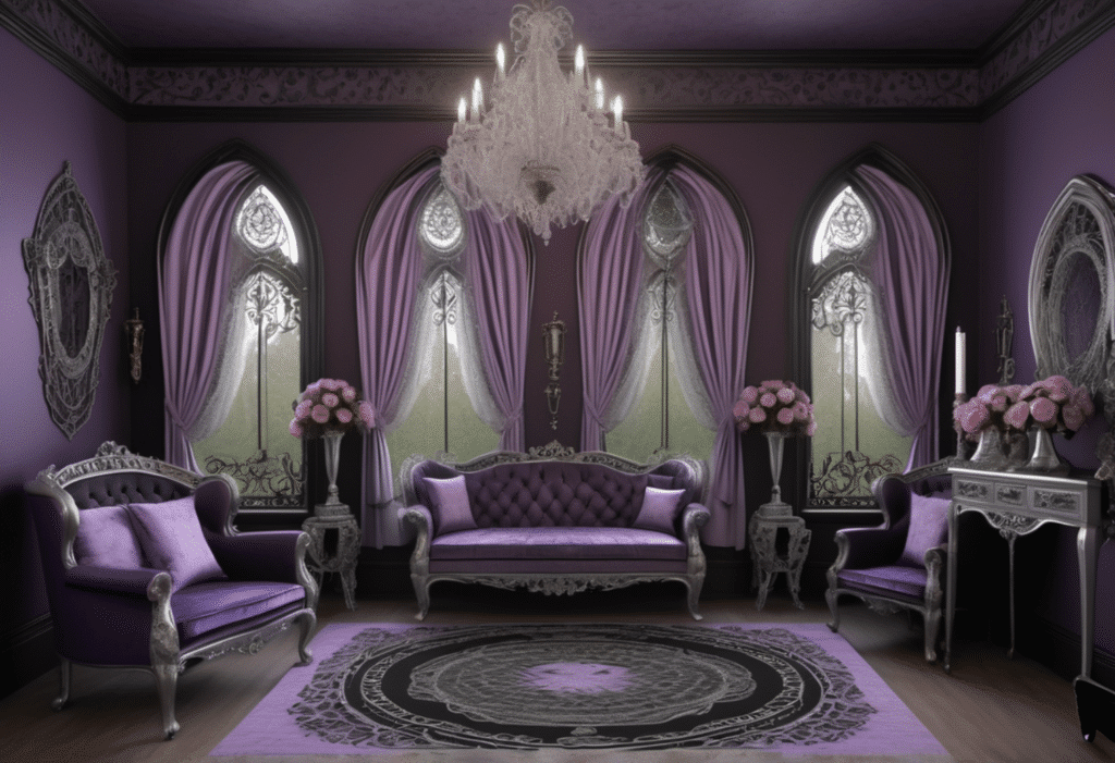 pastel goth room decor aesthetic