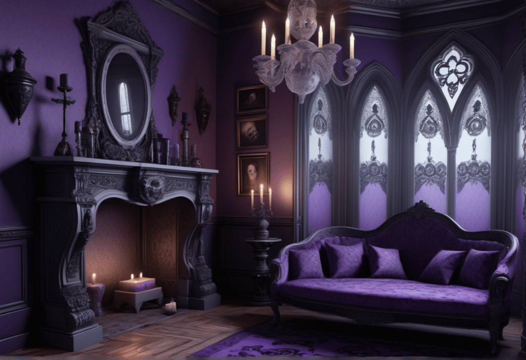 pastel goth room decor aesthetic