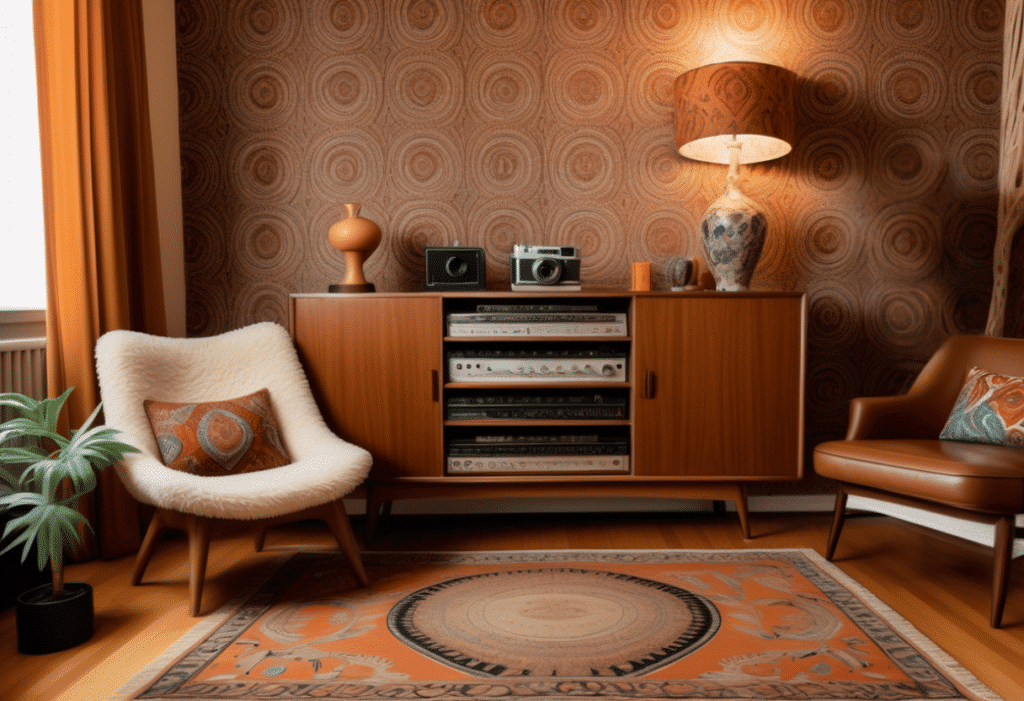 retro eclectic home decor aesthetic living room pictures