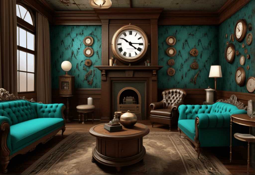 steampunk victorian style home decor aesthetic