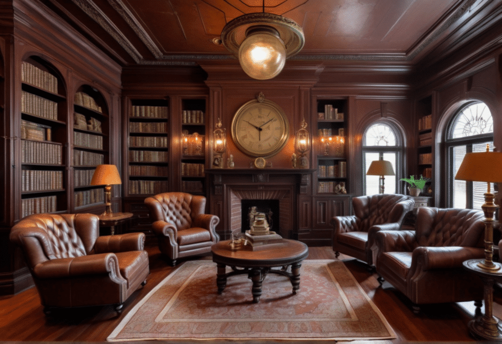 steampunk victorian style home decor aesthetic