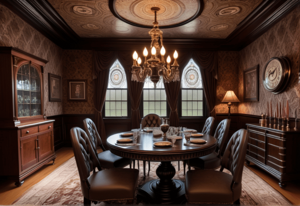 steampunk victorian style home decor aesthetic