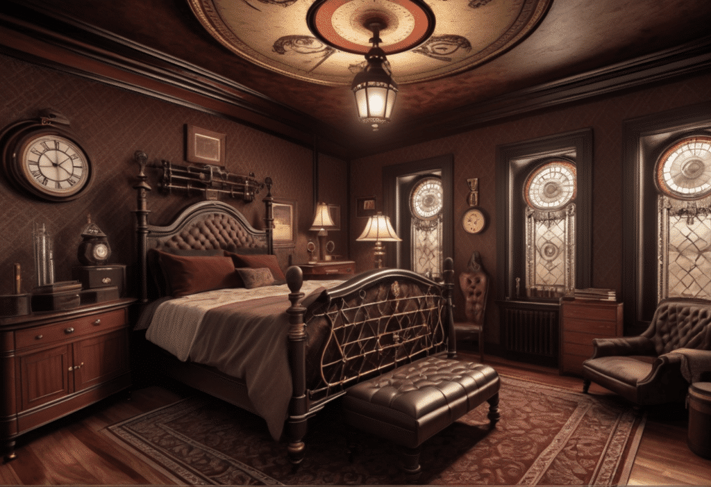 steampunk victorian style home decor aesthetic