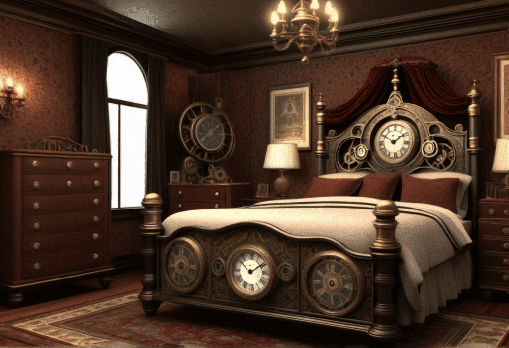 steampunk victorian style home decor aesthetic