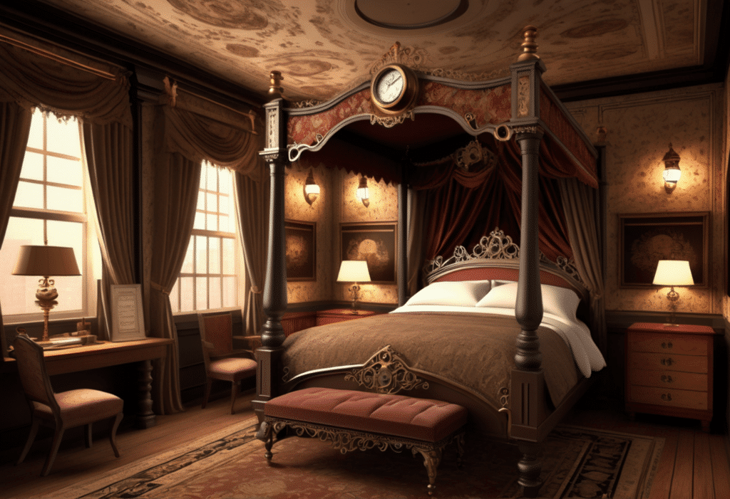 steampunk victorian style home decor aesthetic