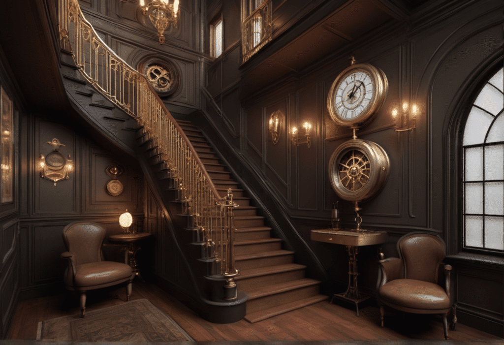 steampunk victorian style home decor aesthetic