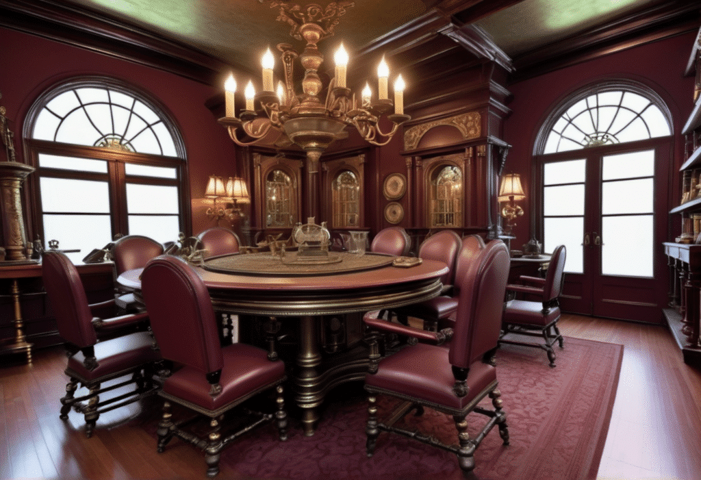 steampunk victorian style home decor aesthetic