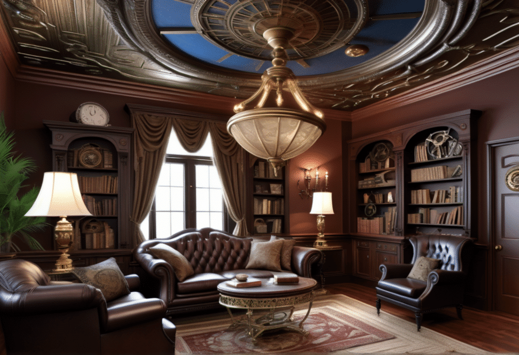 steampunk victorian style home decor aesthetic