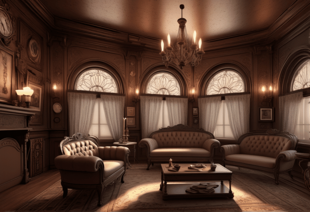 steampunk victorian style home decor aesthetic