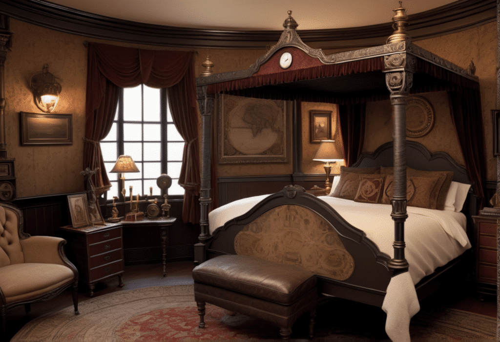 steampunk victorian style home decor aesthetic