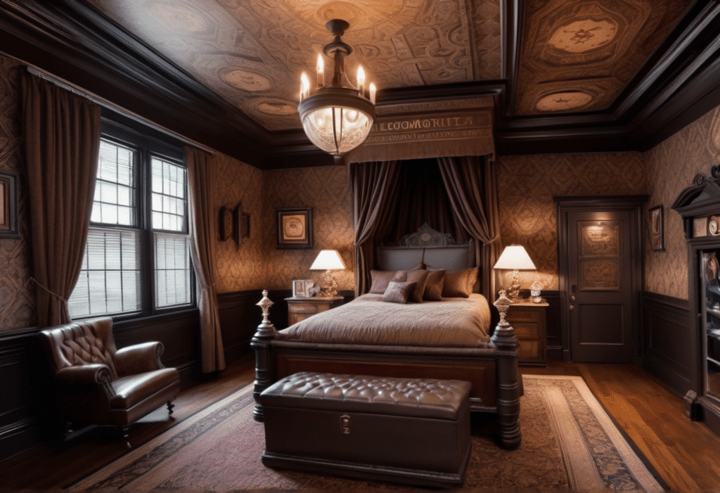 steampunk victorian style home decor aesthetic