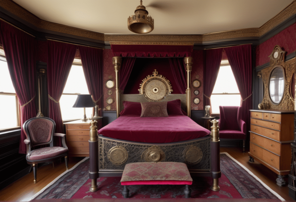 steampunk victorian style home decor aesthetic