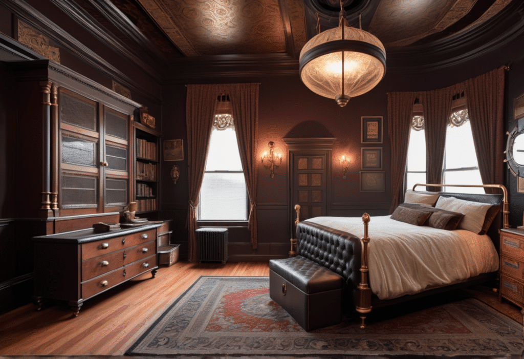 steampunk victorian style home decor aesthetic