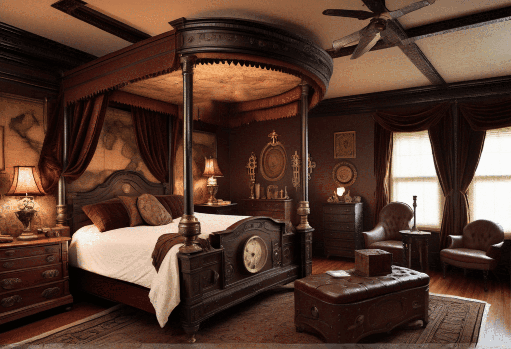 steampunk victorian style home decor aesthetic