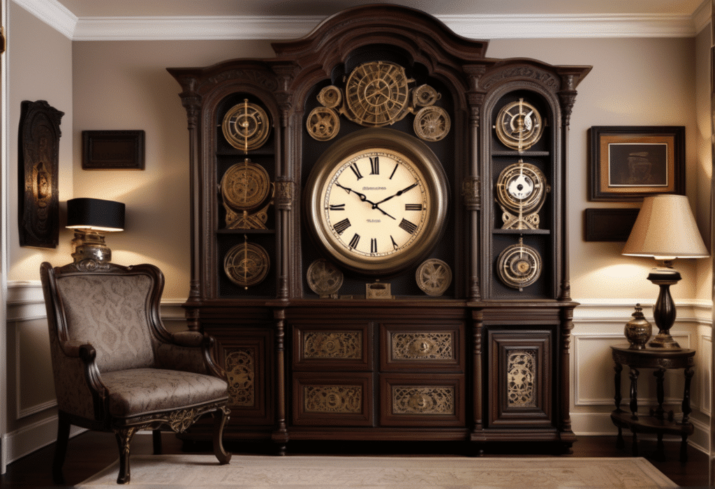 steampunk victorian style home decor aesthetic