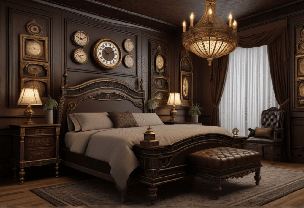 steampunk victorian style home decor aesthetic