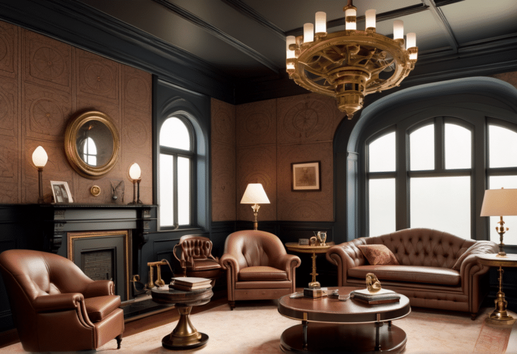 steampunk victorian style home decor aesthetic