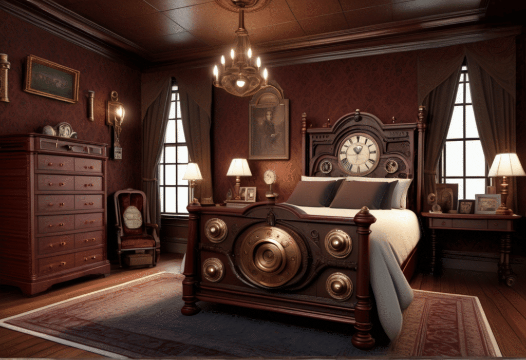 steampunk victorian style home decor aesthetic