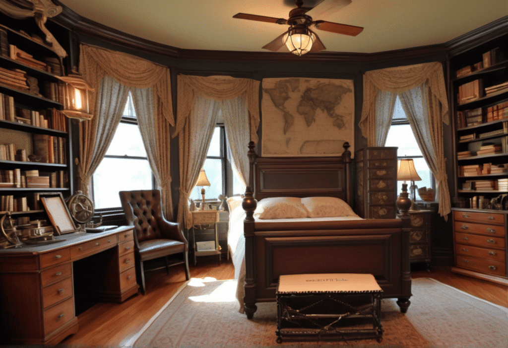 steampunk victorian style home decor aesthetic