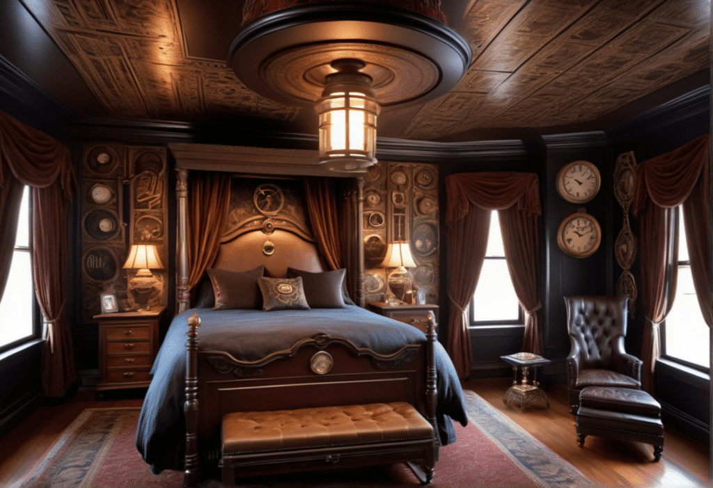 steampunk victorian style home decor aesthetic