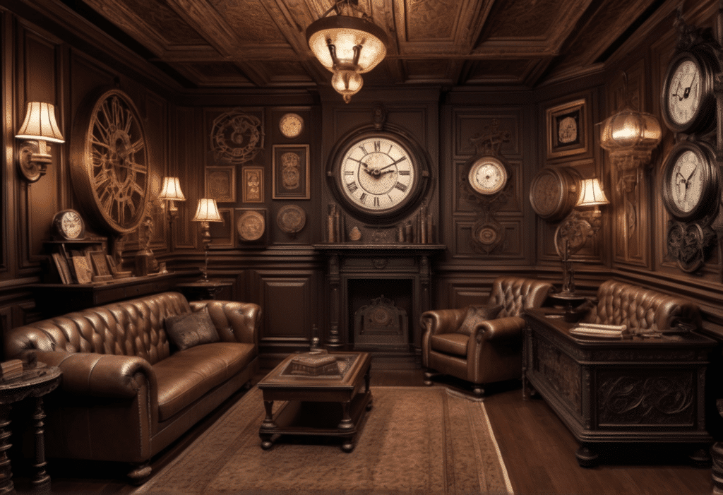 steampunk victorian style home decor aesthetic