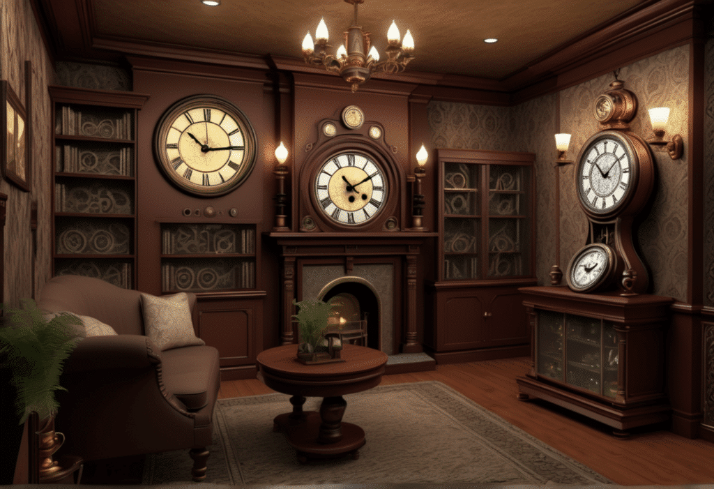 steampunk victorian style home decor aesthetic