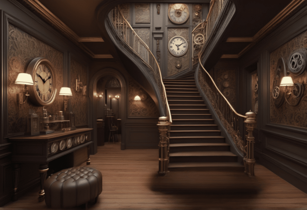 steampunk victorian style home decor aesthetic