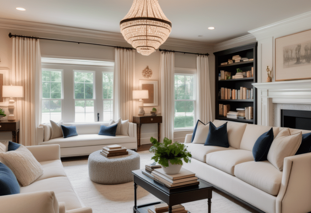 traditional transitional home decor aesthetic living room pictures